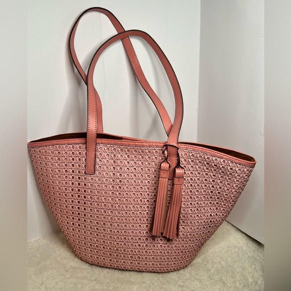 Patricia Nash Bags Patricia Nash Leather Blush Purse With Tassels